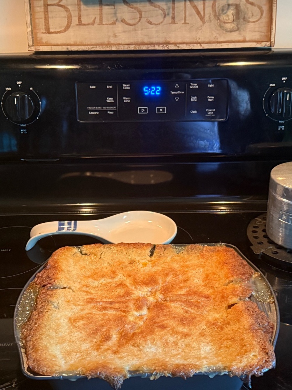 Georgia Peach 🍑 Cobbler from scratch NOT 4 SALE 😋